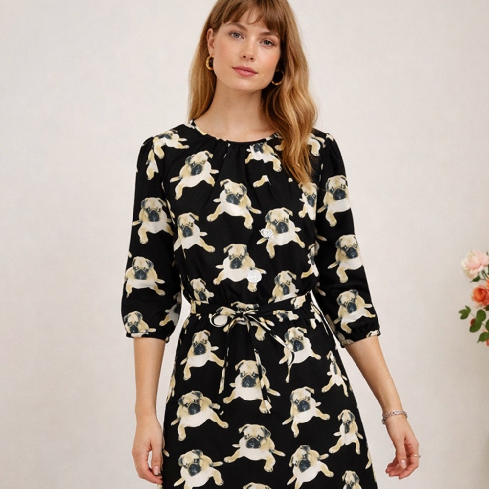 Frock‎ Shop Pug Print Dress